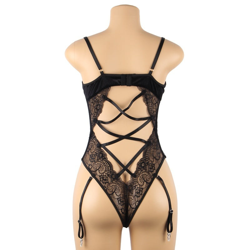 It's Givin' Body Plus Size Garter Bodysuit