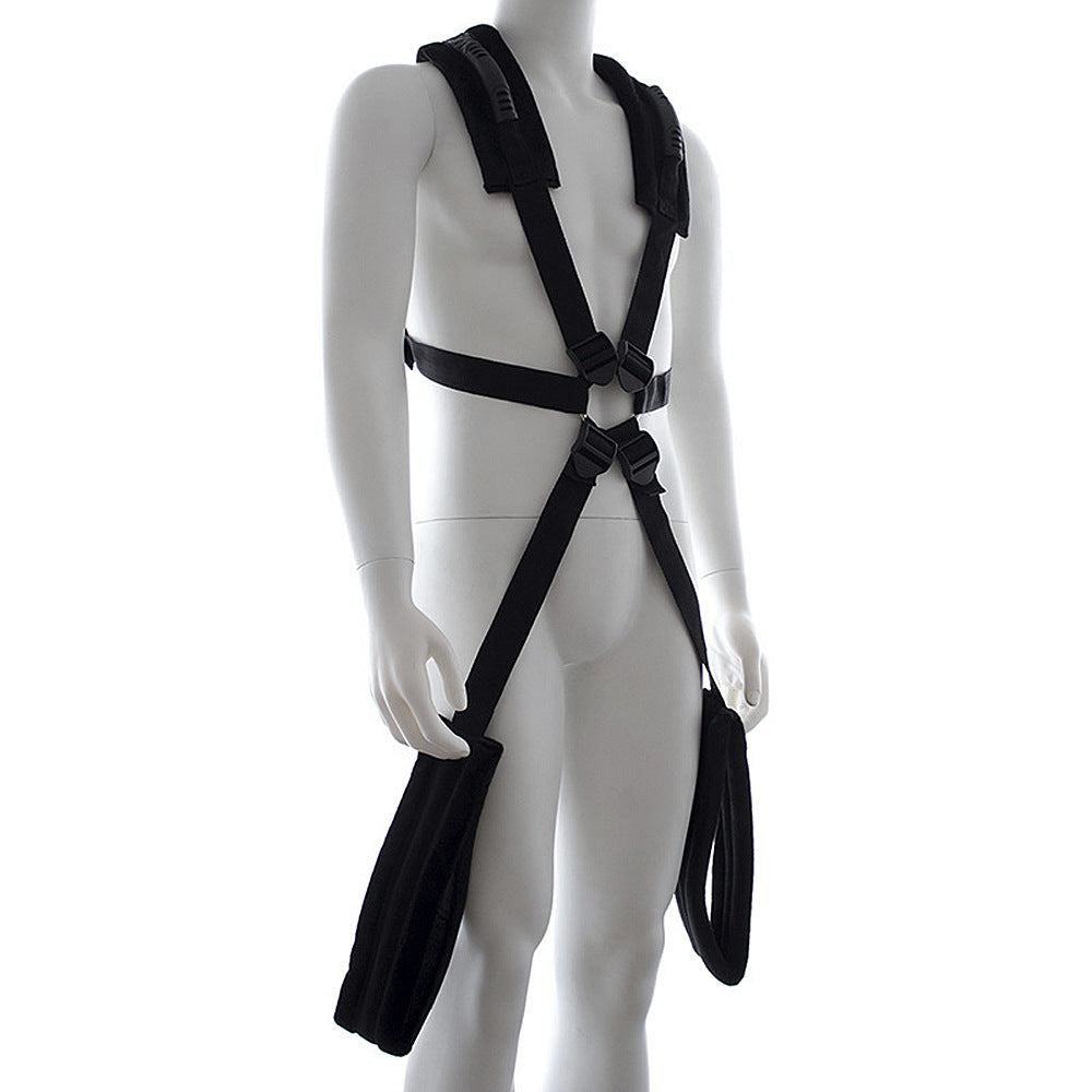 Sweethearts Love Swing Harness Pose BDSM Bondage Restraint