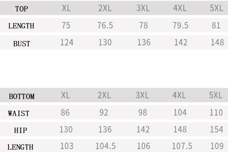 Plus Size Casual Two Piece Loose Fitting Pajama Set