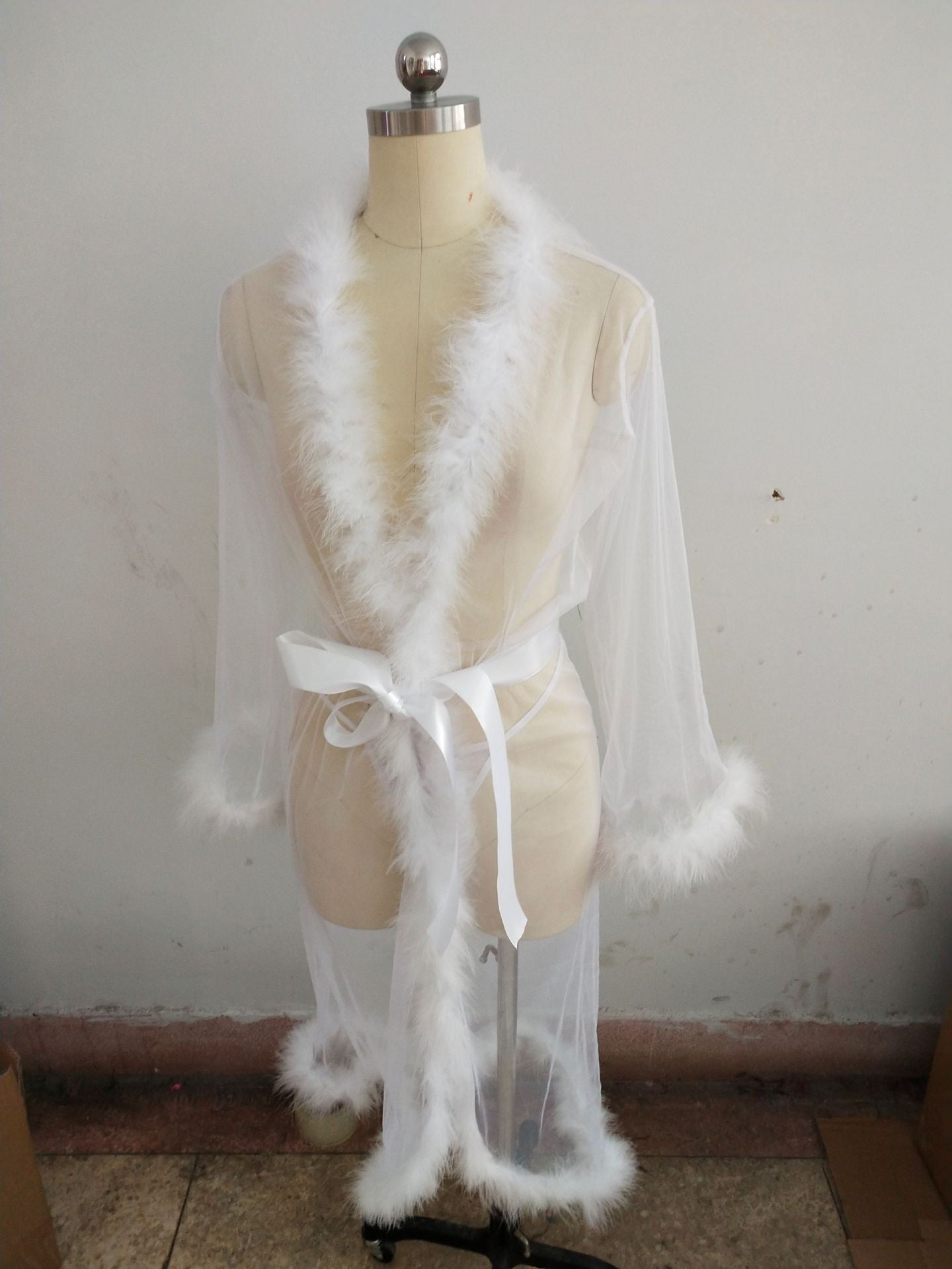 Fierce and Furry Floor Length Robe