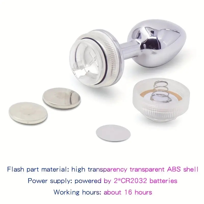 Remote Control LED Shining Light Anal Plug