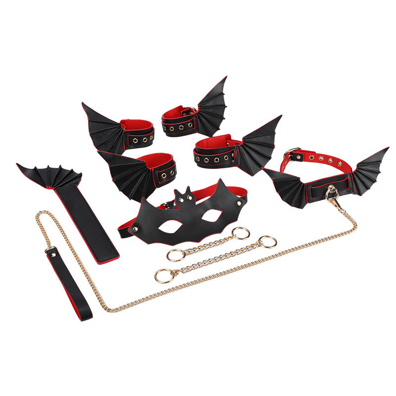 Batwing BDSM Leather Bondage Set