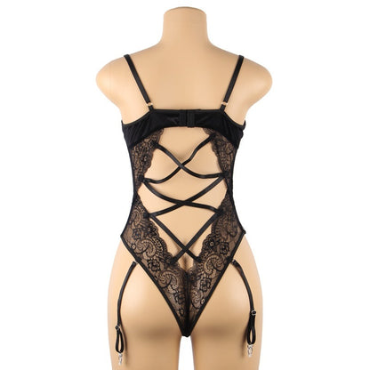 It's Givin' Body Plus Size Garter Bodysuit