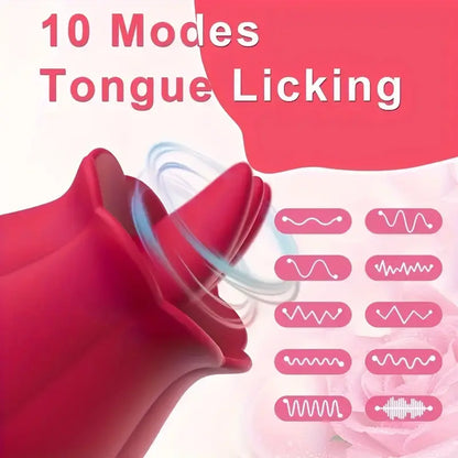 Rose Tongue Licking Vibrator