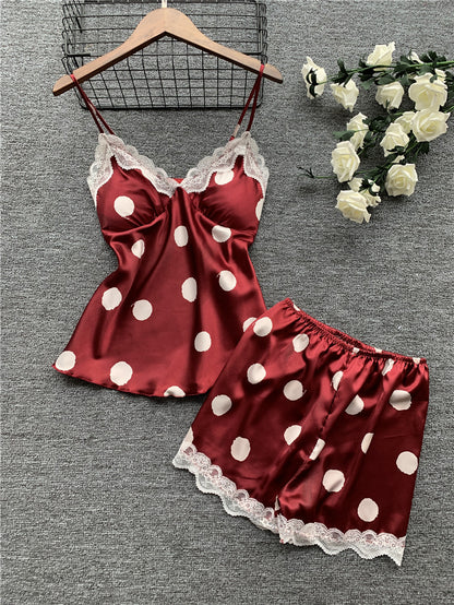 Cute Polka Dot Pajama Set (S-2XL)